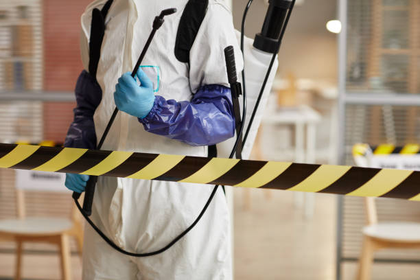 Professional Biohazard Cleanup technician working in Lakewood, OH